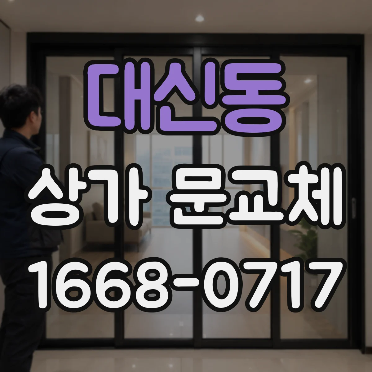 대신동 상가 문교체