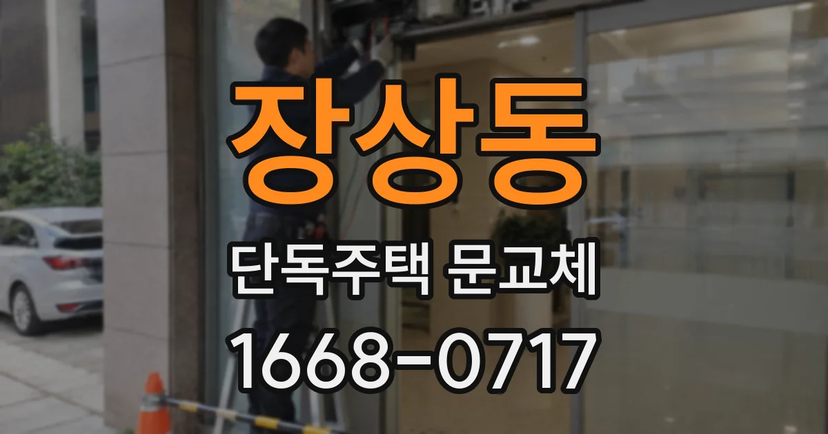 장상동 단독주택 문교체