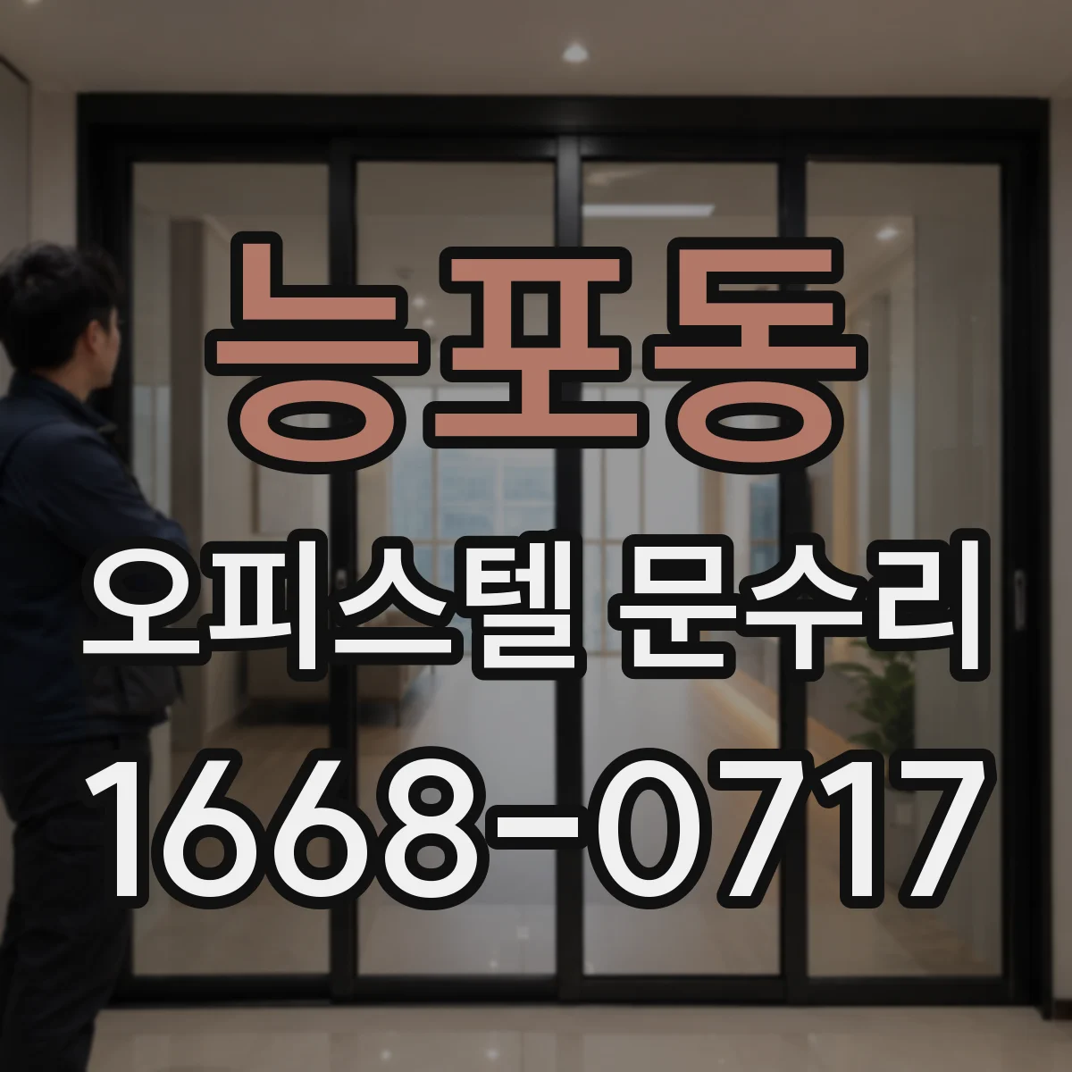 능포동 오피스텔 문수리
