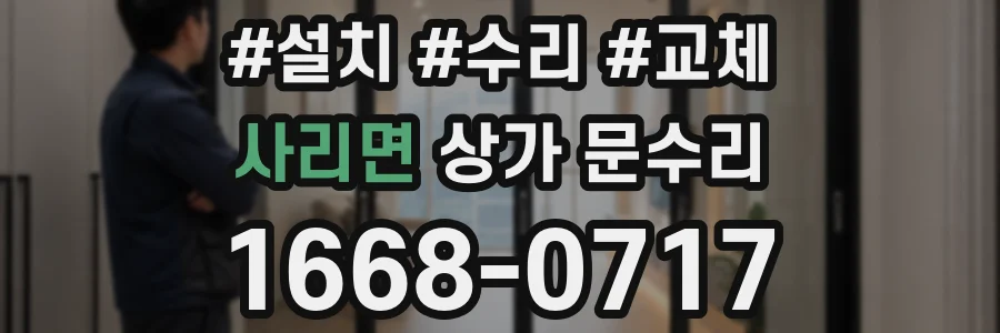 사리면 상가 문수리