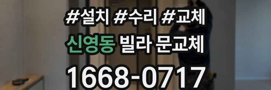 신영동 빌라 문교체
