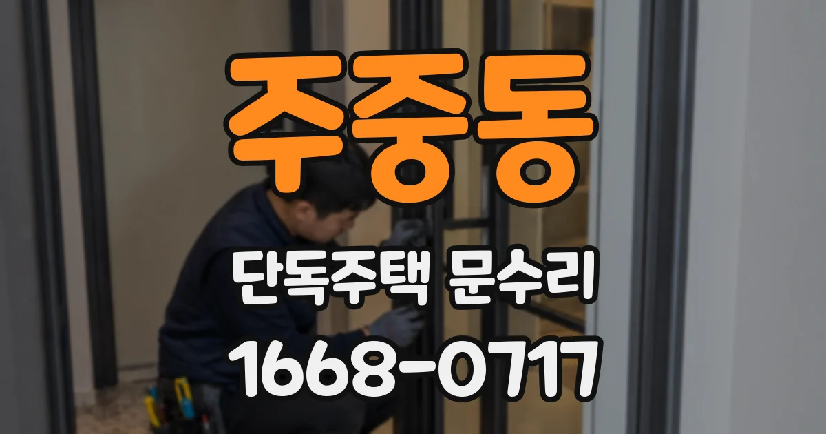 주중동 단독주택 문수리
