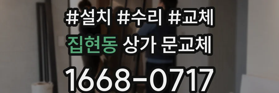 집현동 상가 문교체
