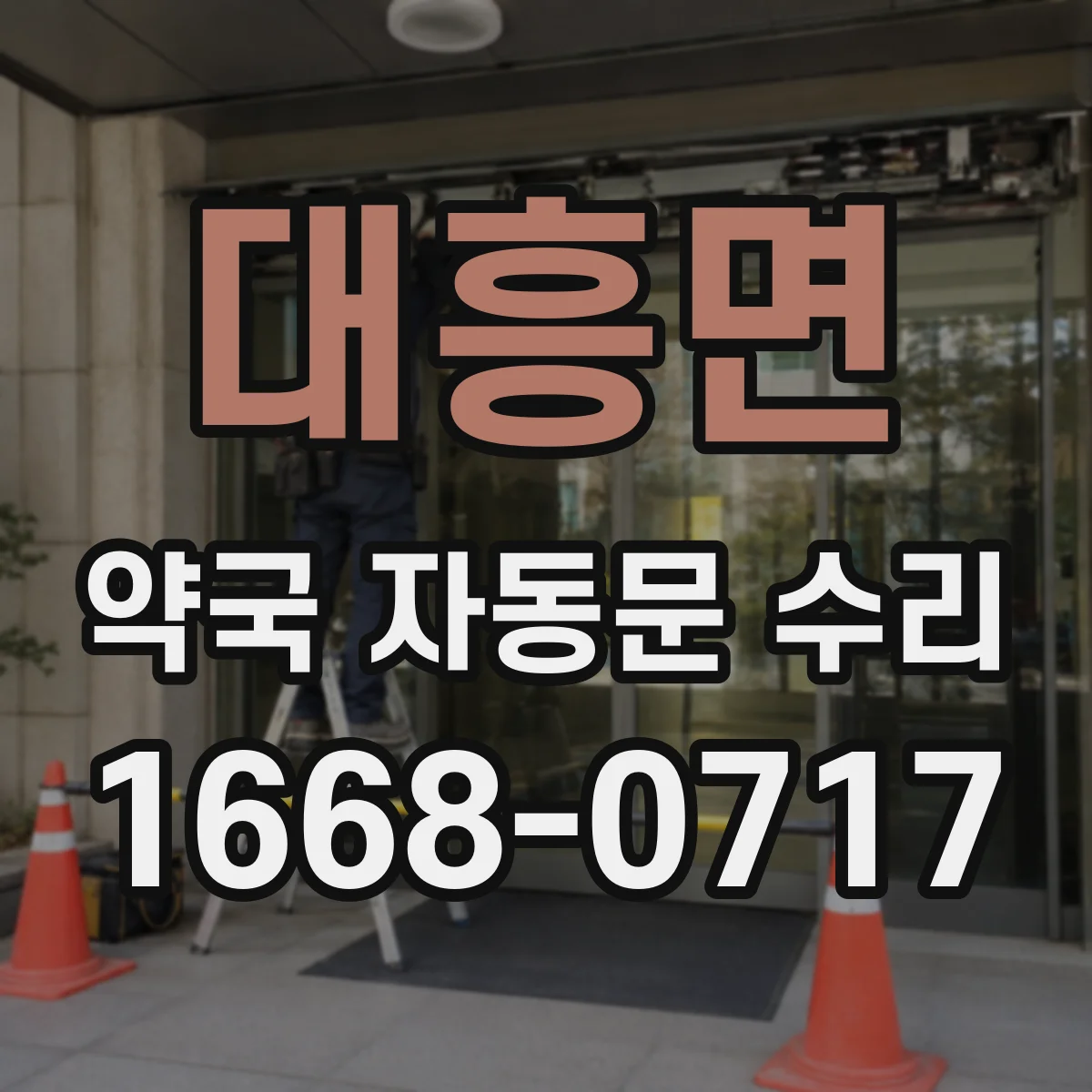 대흥면 약국 자동문 수리