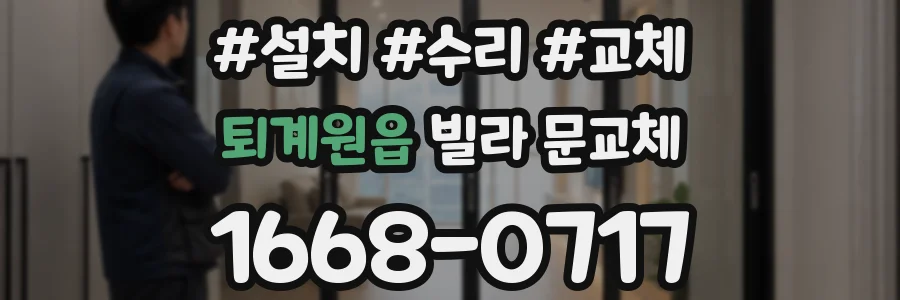 퇴계원읍 빌라 문교체
