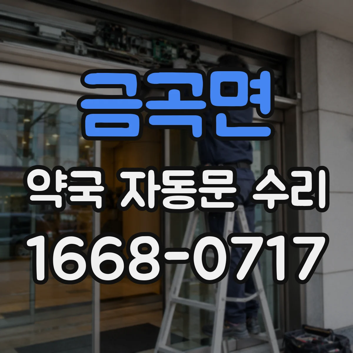 금곡면 약국 자동문 수리