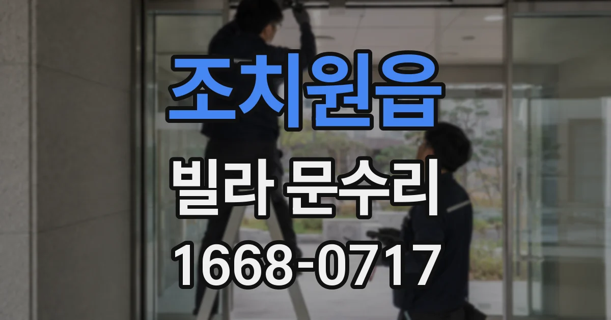 조치원읍 빌라 문수리