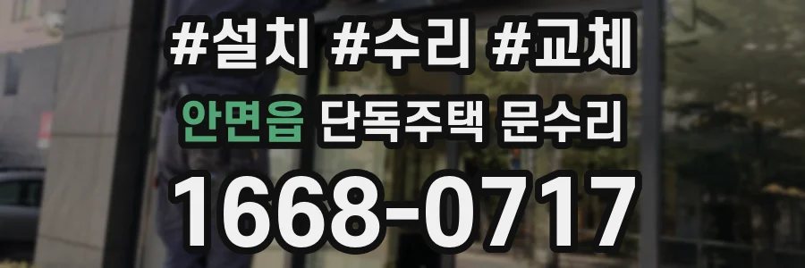 안면읍 단독주택 문수리