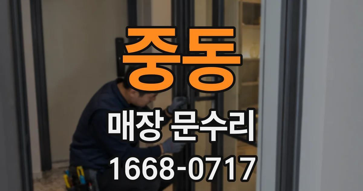 중동 매장 문수리