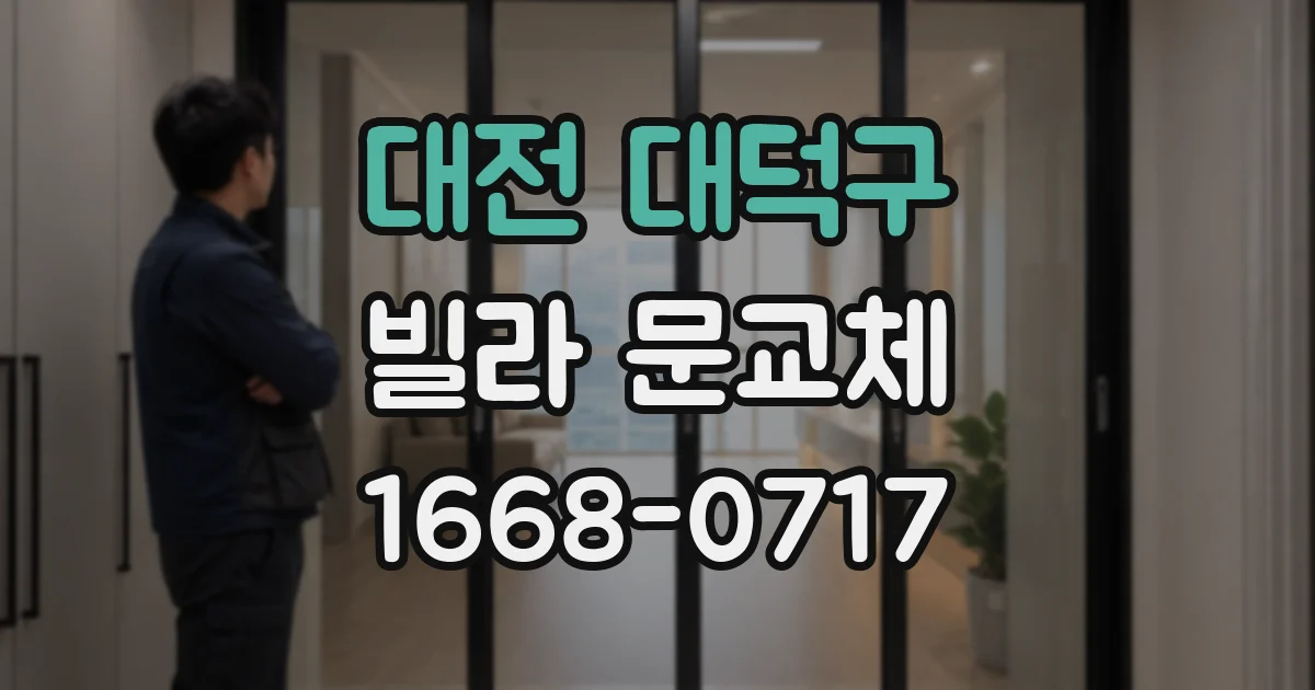 대전 대덕구 빌라 문교체