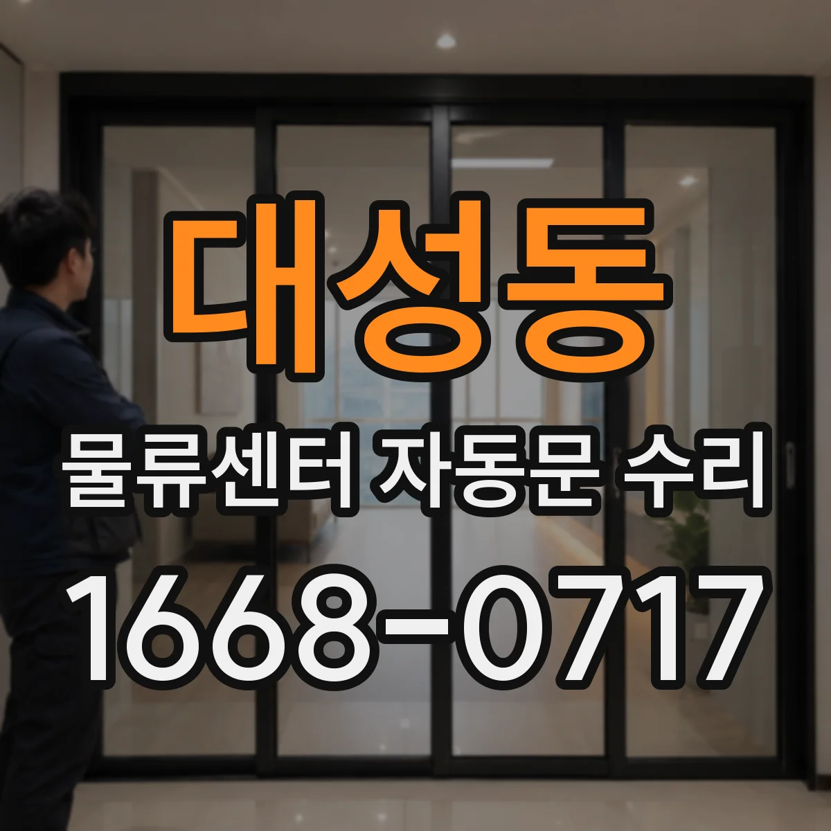 대성동 물류센터 자동문 수리