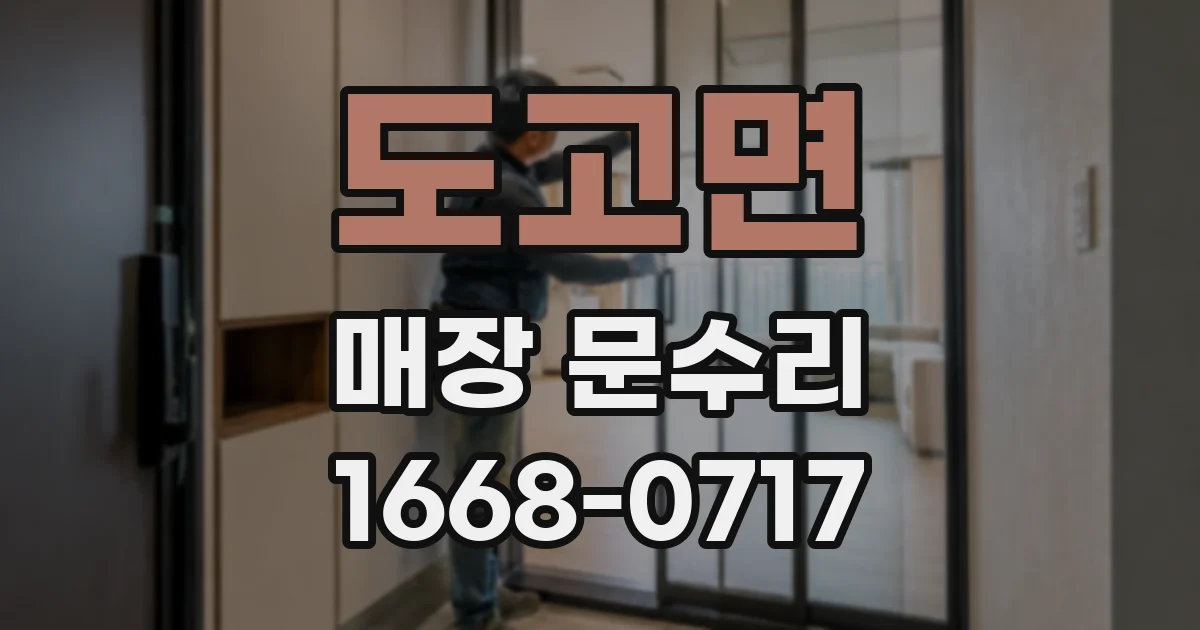 도고면 매장 문수리