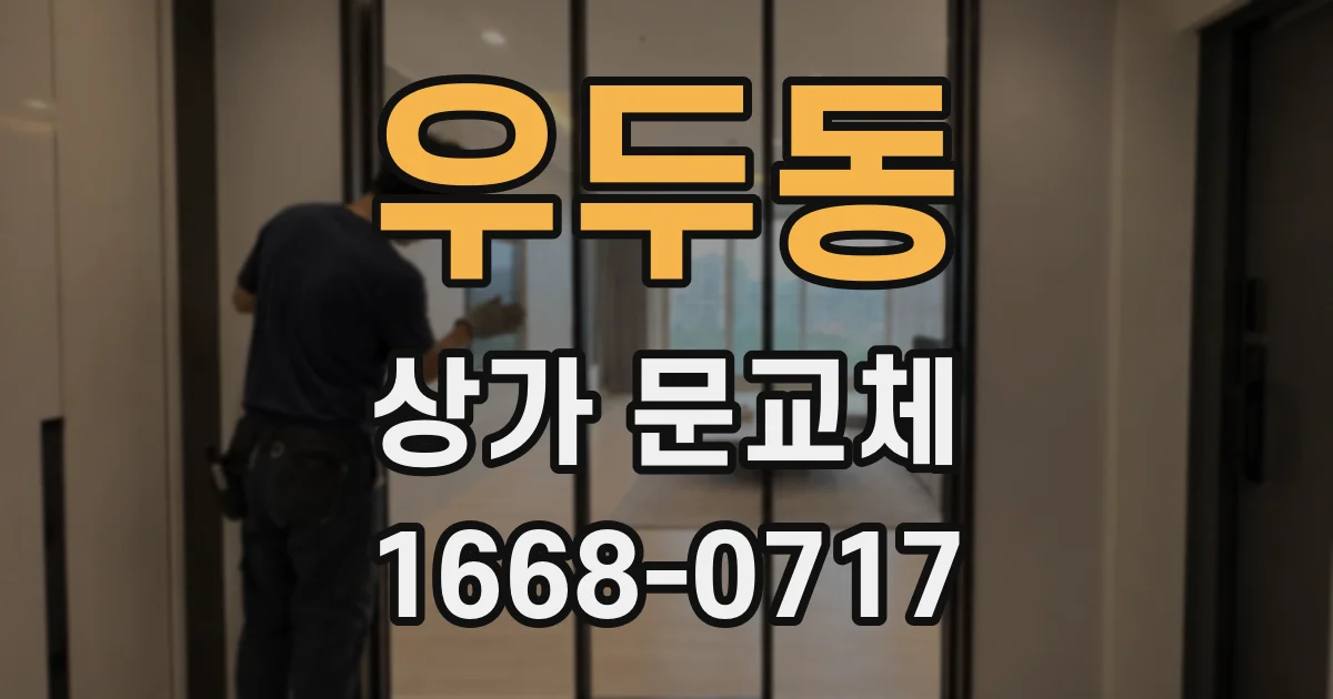 우두동 상가 문교체