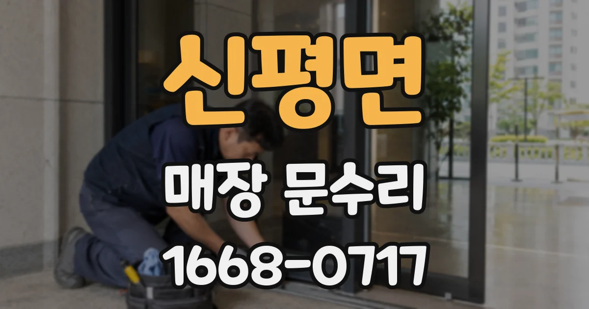 신평면 매장 문수리
