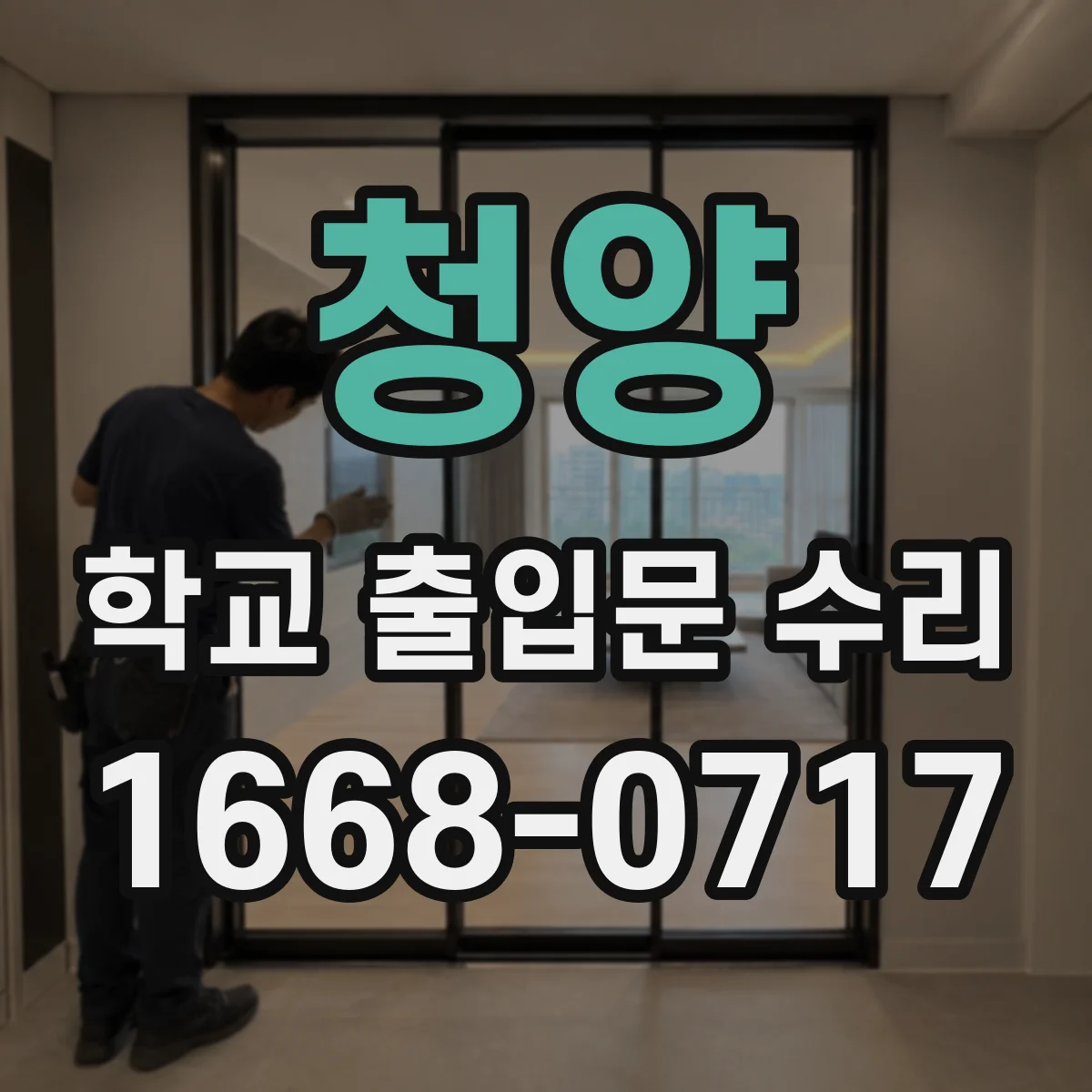 청양 학교 출입문 수리 비상해제 레버 이상일 때 원인