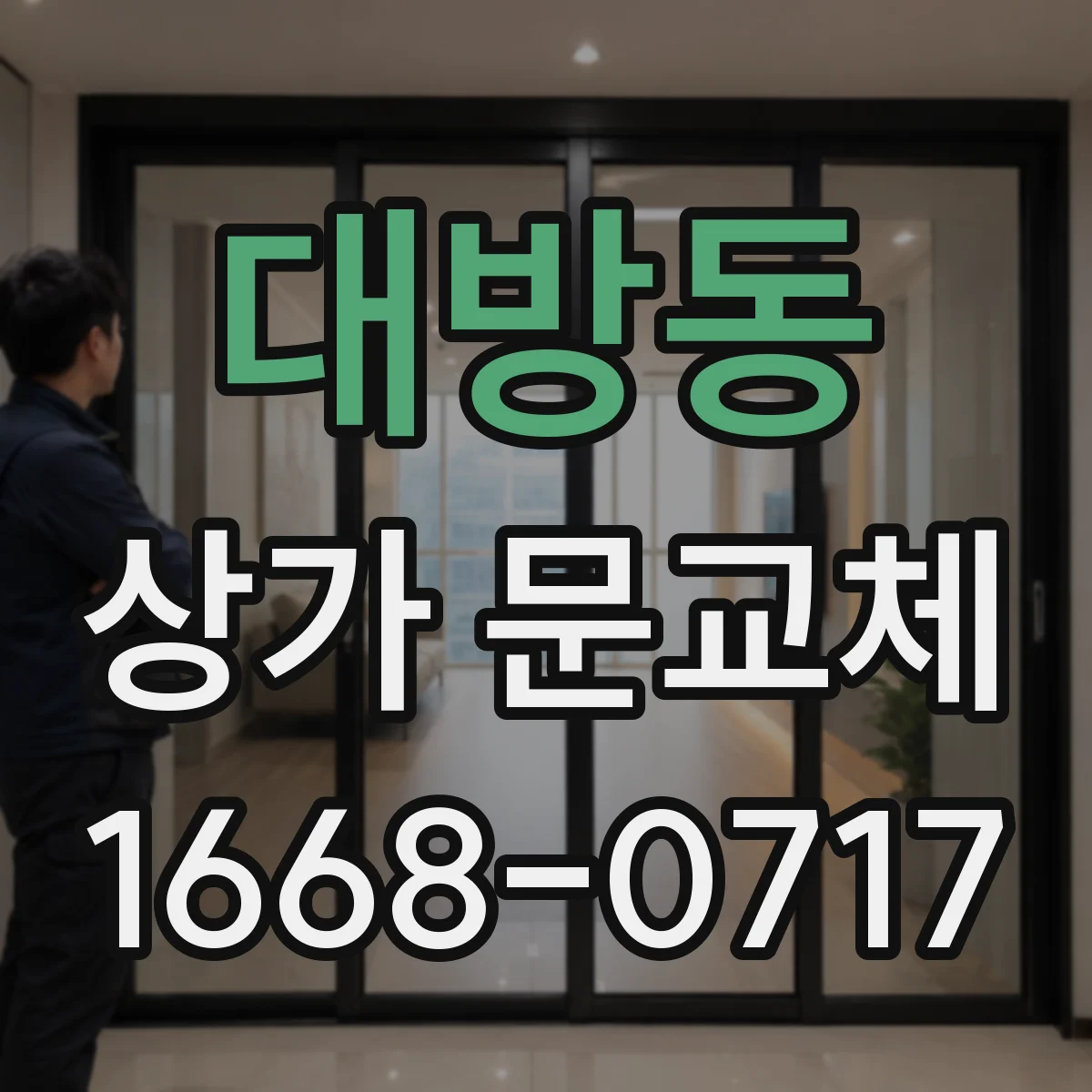 대방동 상가 문교체