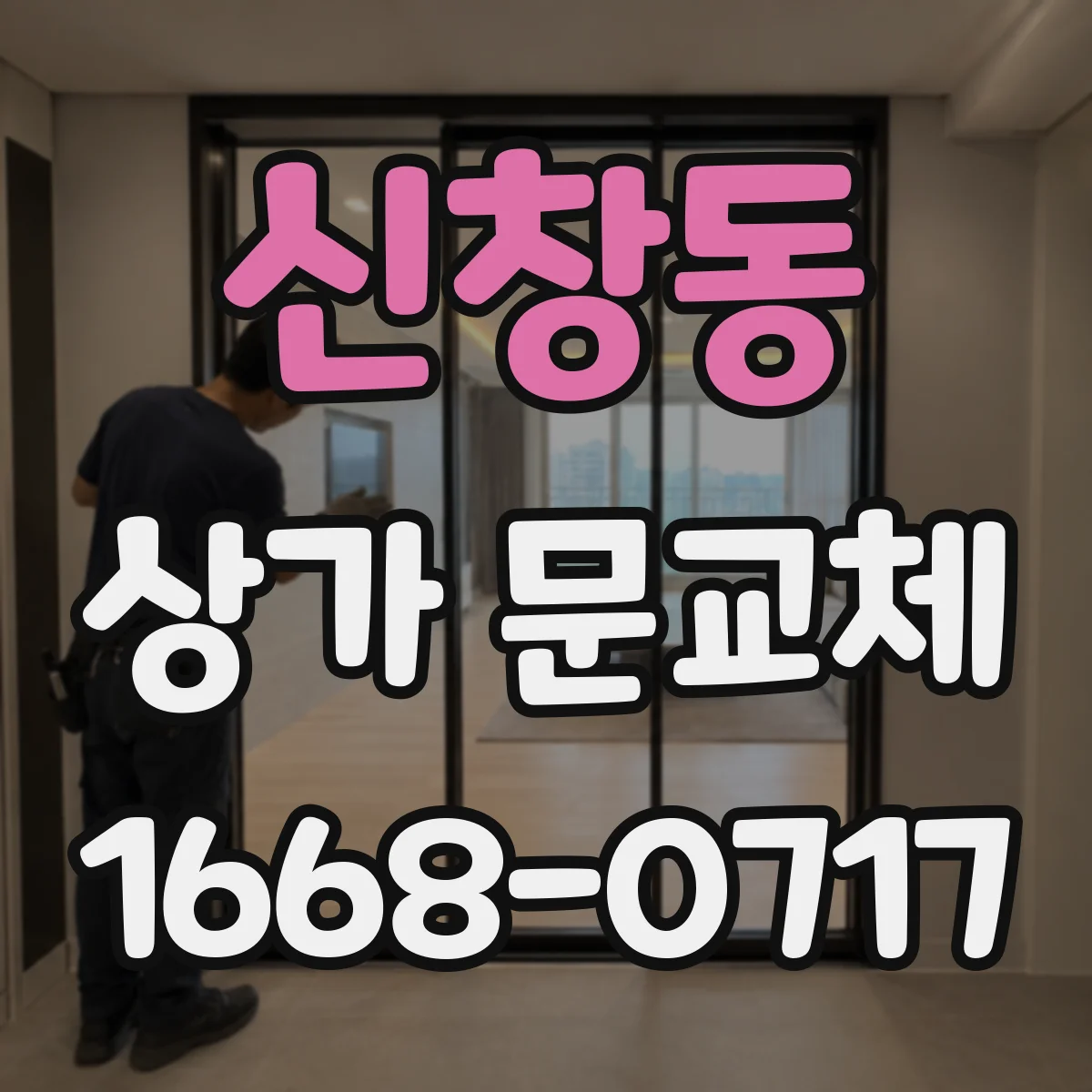 신창동 상가 문교체