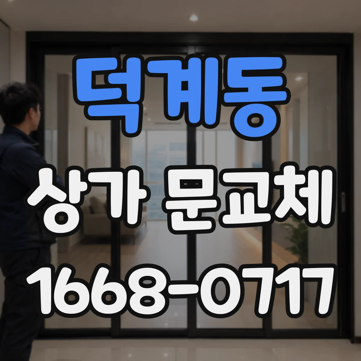 덕계동 상가 문교체