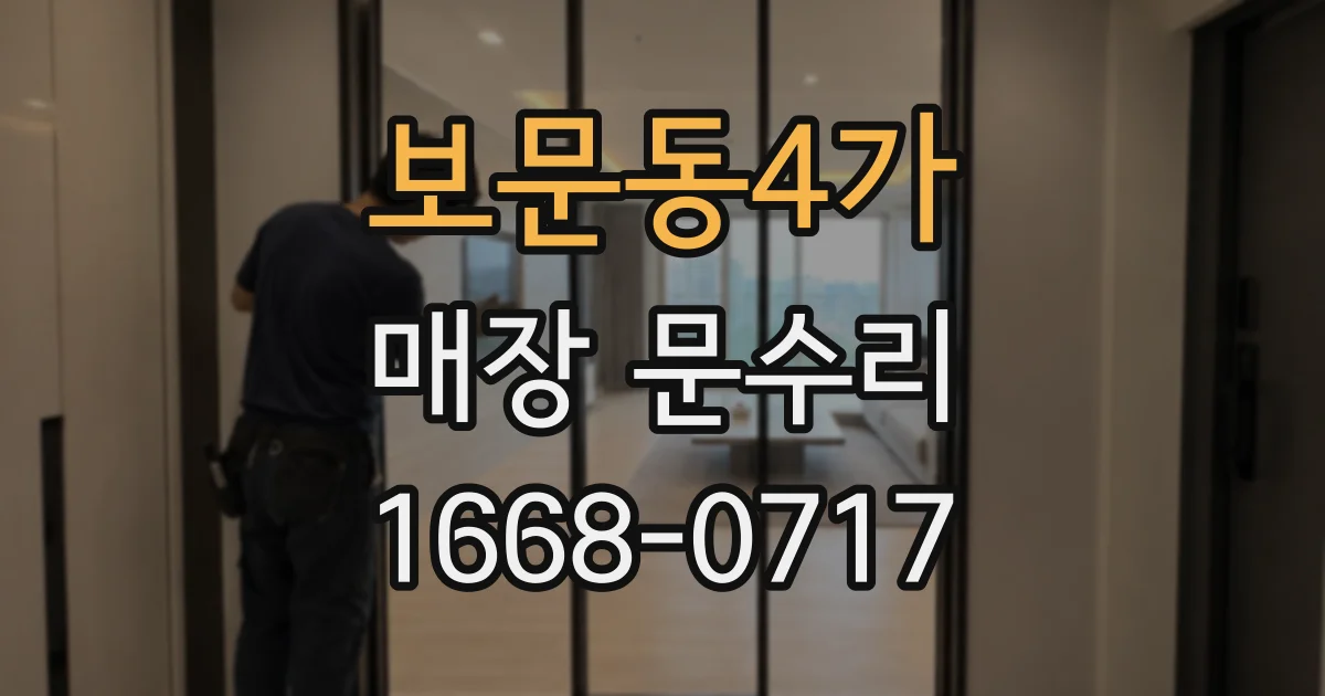 보문동4가 매장 문수리
