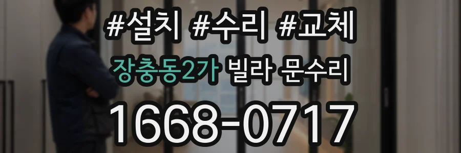 장충동2가 빌라 문수리