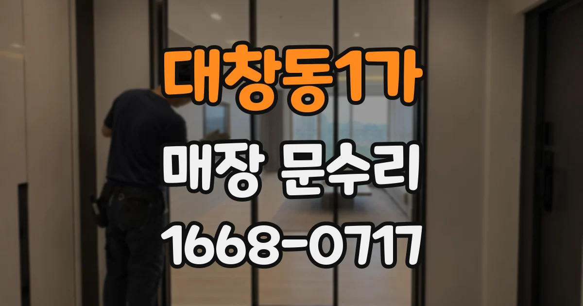 대창동1가 매장 문수리