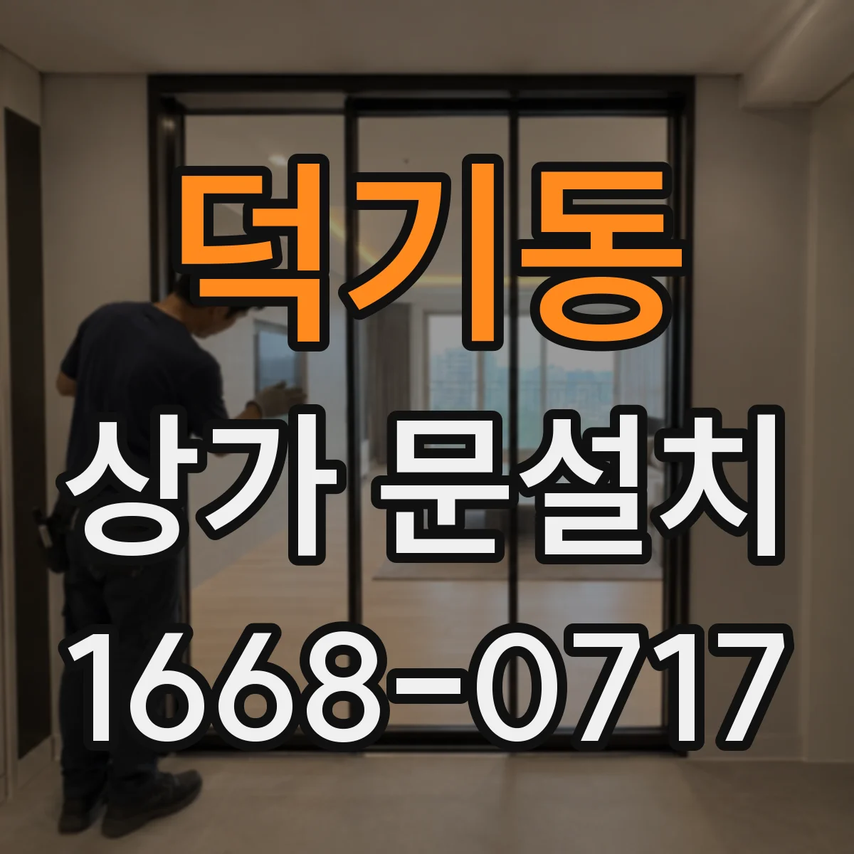 덕기동 상가 문설치