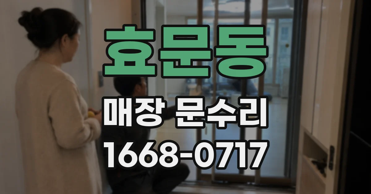 효문동 매장 문수리