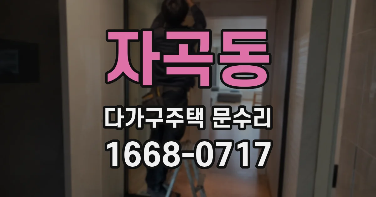 자곡동 다가구주택 문수리