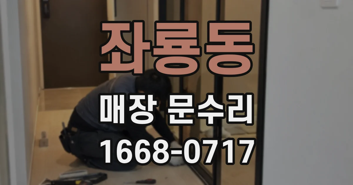 좌룡동 매장 문수리