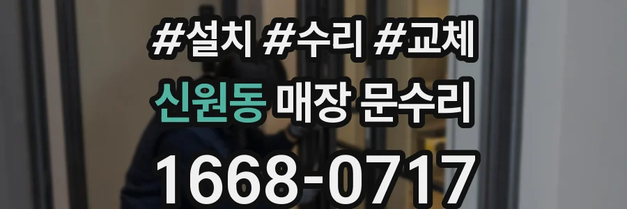 신원동 매장 문수리