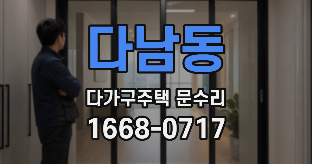 다남동 다가구주택 문수리