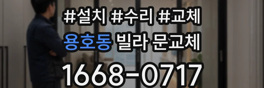 용호동 빌라 문교체