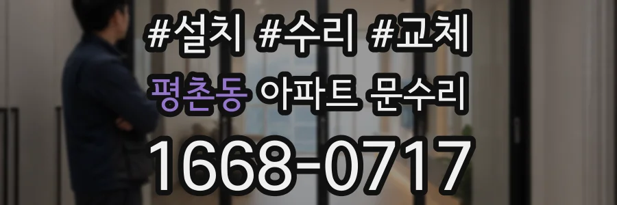 평촌동 아파트 문수리