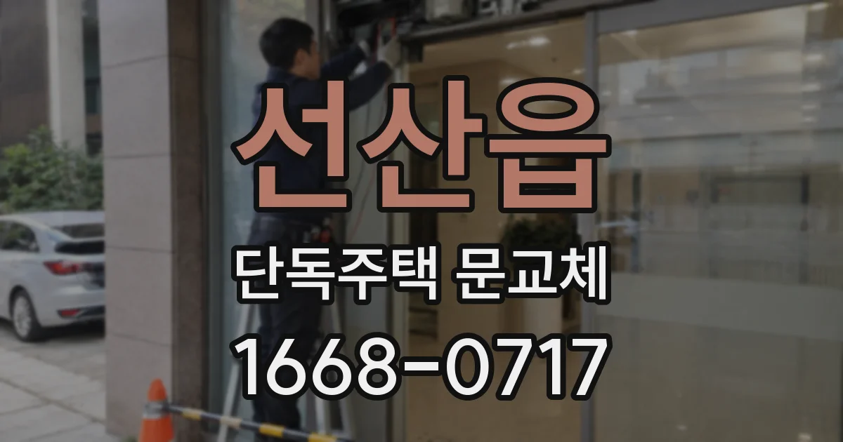 선산읍 단독주택 문교체