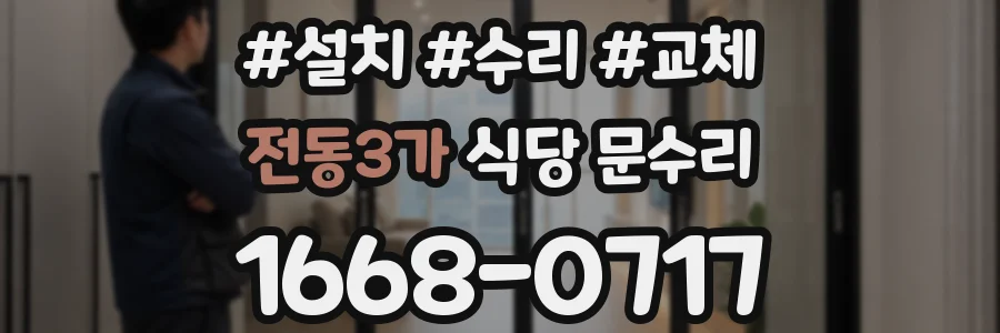 전동3가 식당 문수리