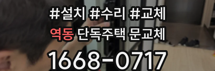 역동 단독주택 문교체