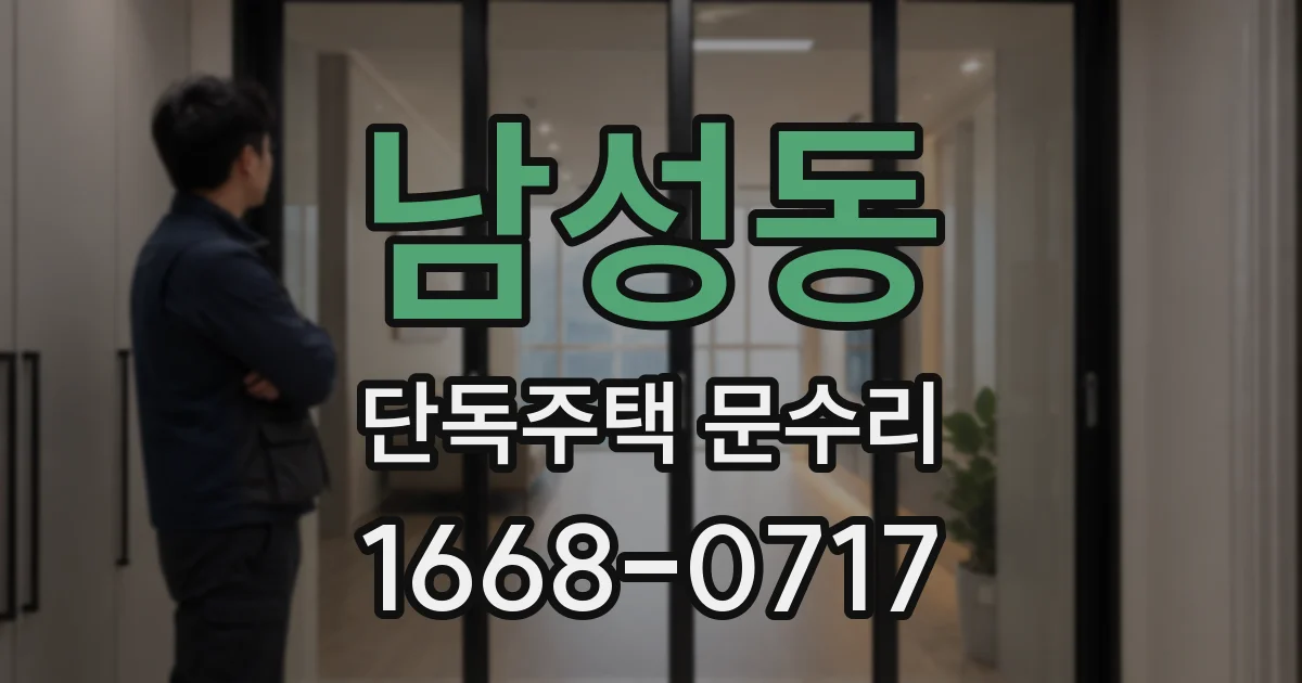 남성동 단독주택 문수리