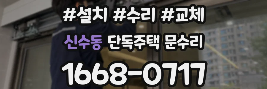 신수동 단독주택 문수리
