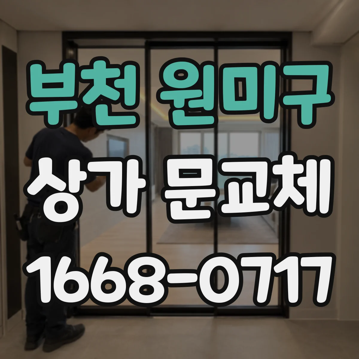 부천 원미구 상가 문교체 야간 출입이 잦다면 보안 중심으로 교체하기