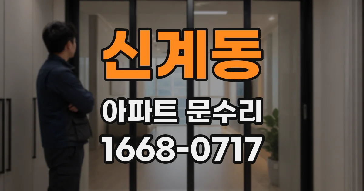 신계동 아파트 문수리