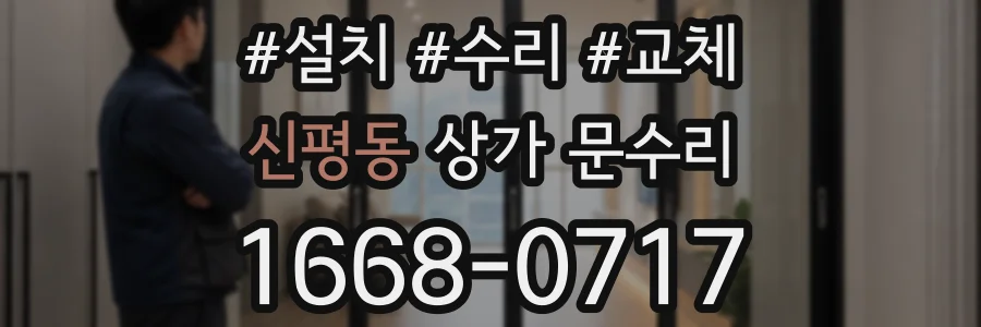 신평동 상가 문수리