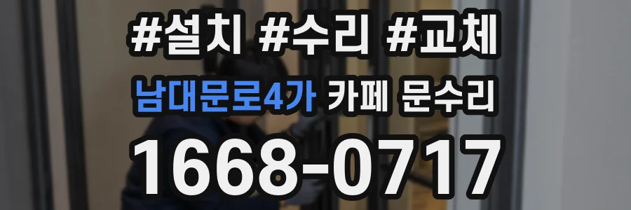남대문로4가 카페 문수리