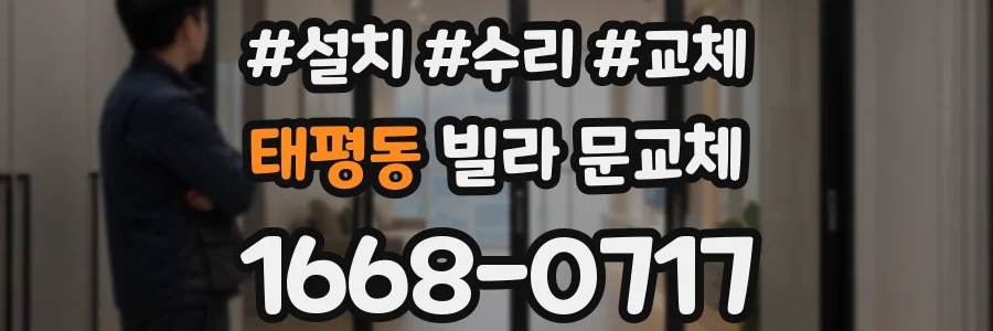 태평동 빌라 문교체