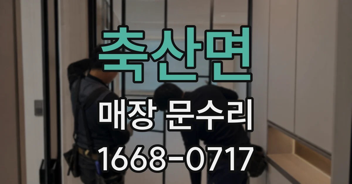 축산면 매장 문수리
