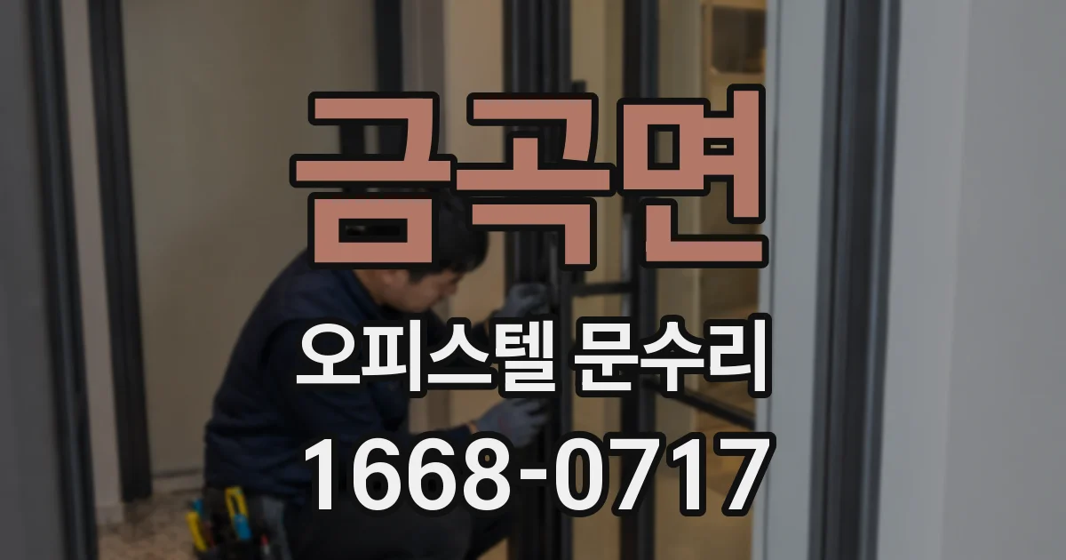 금곡면 오피스텔 문수리