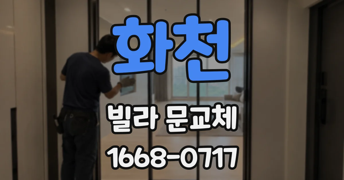 화천 빌라 문교체