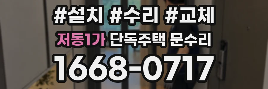 저동1가 단독주택 문수리