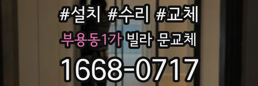부용동1가 빌라 문교체