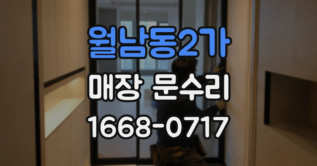 월남동2가 매장 문수리