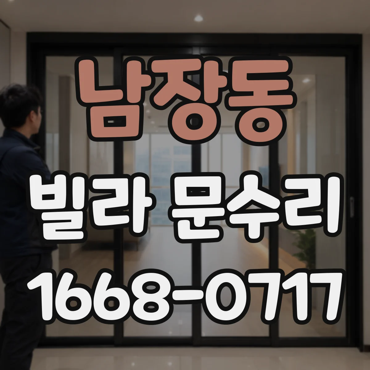 남장동 빌라 문수리